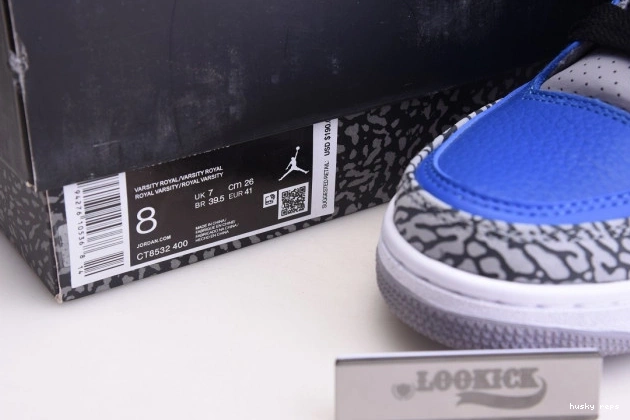 Cheap Husky 'Varsity 3 - Retro CT8532 Air Jordan 400 Royal' 0702